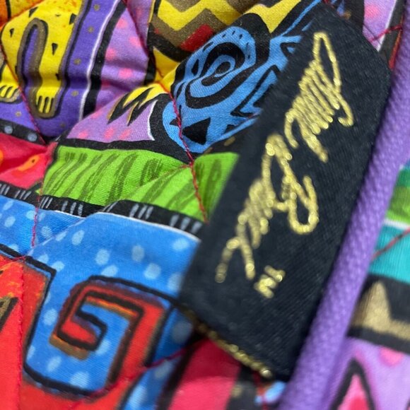 VTG LAUREL BURCH CATS CROSSBODY SHOULDER BAG QUILTED FOLK ART CAT LOVERS KAWAII - Picture 13 of 16